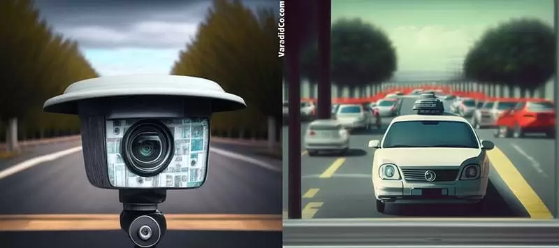 How does a license plate camera work?